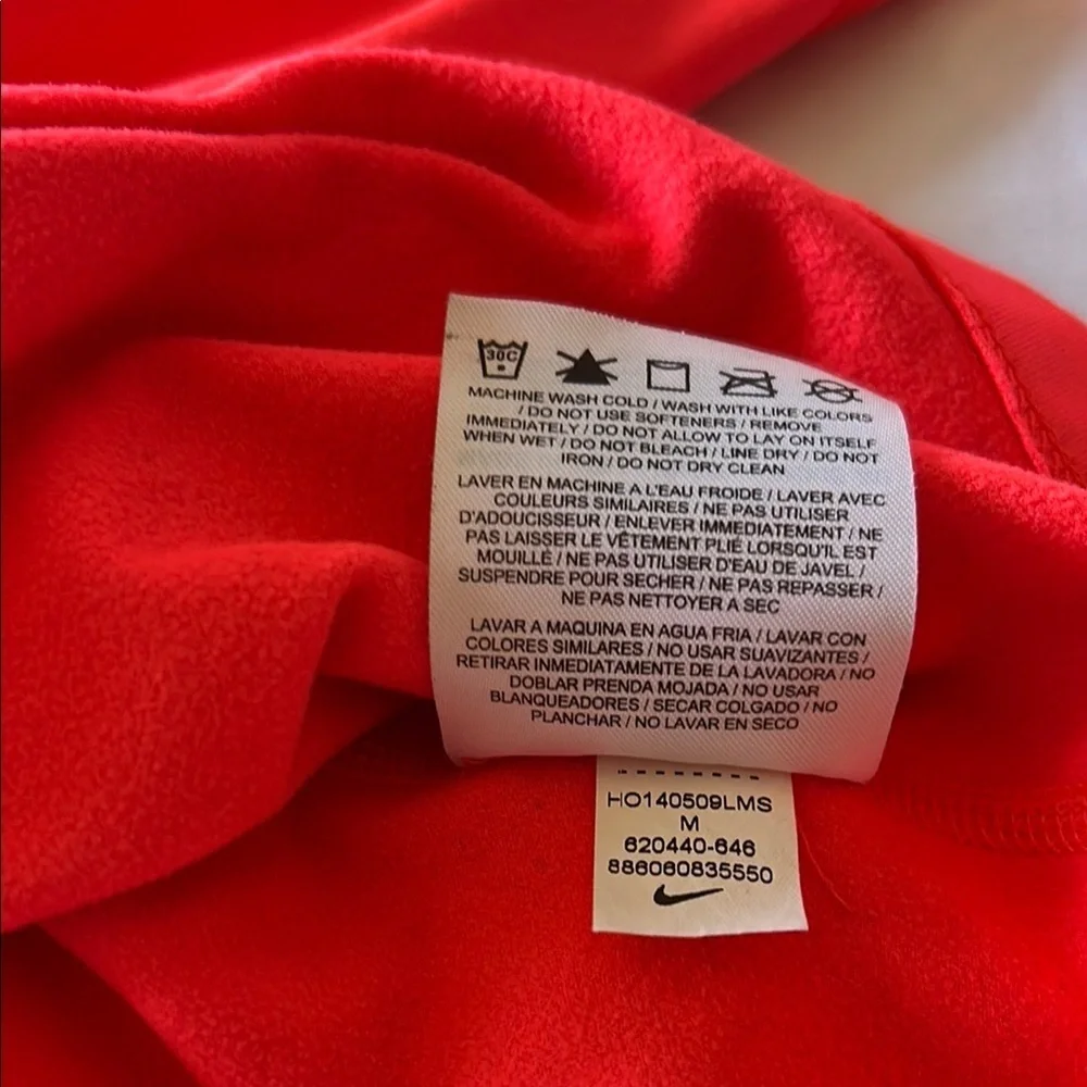 Nike Women's Long Sleeve Top - Bright Red